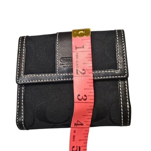 Coach Signature Trifold Wallet - Picture 7 of 7